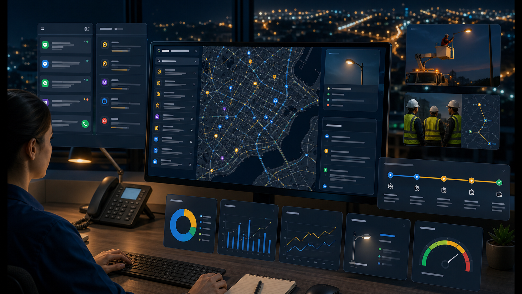 Integrated public lighting operation in Dashify